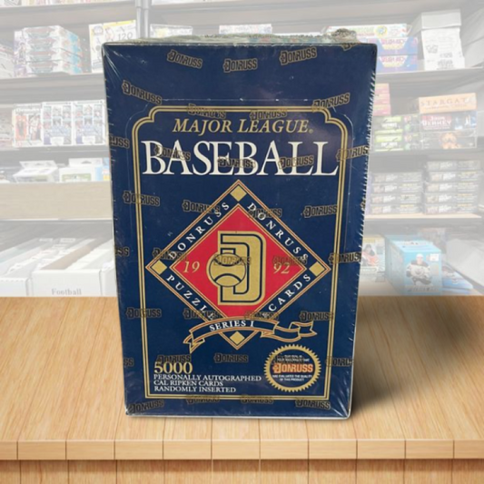 1992 Donruss Series 1 Baseball Hobby Box - 36 Packs per Box Image 1