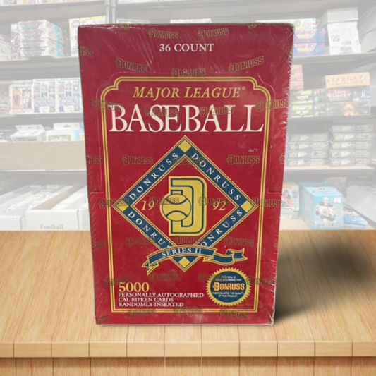 1992 Donruss Series 2 Baseball Hobby Box - 36 Packs per Box Image 1