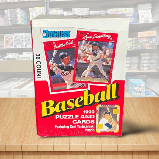 1990 Donruss Baseball Hobby Wax Box - 36 Packs per Box Image 1