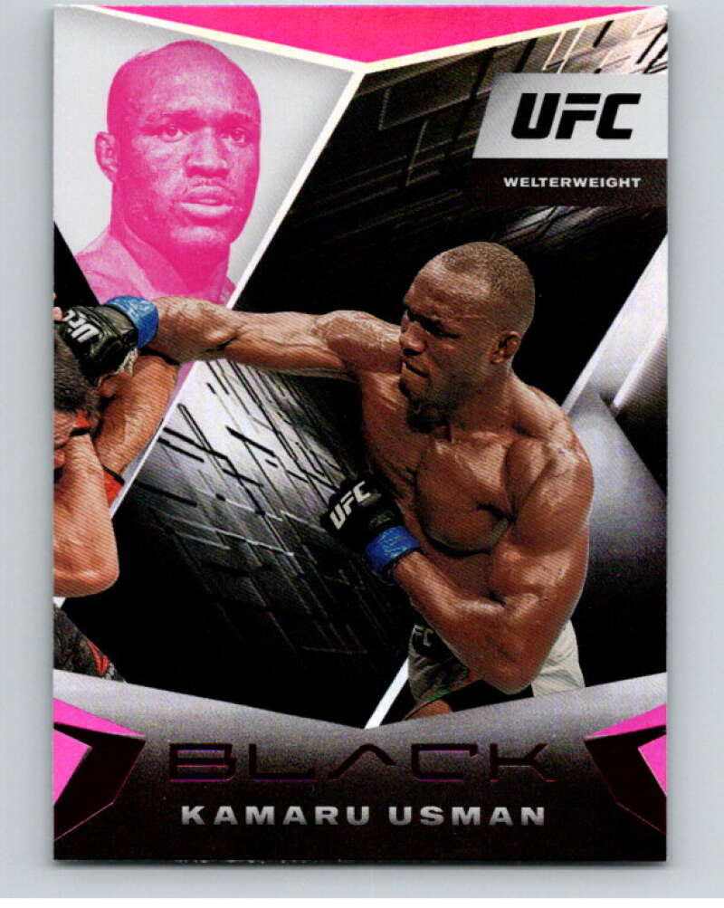 2021 Panini MMA Chronicles Black Pink #104 Kamaru Usman MMA V84956 Image 1