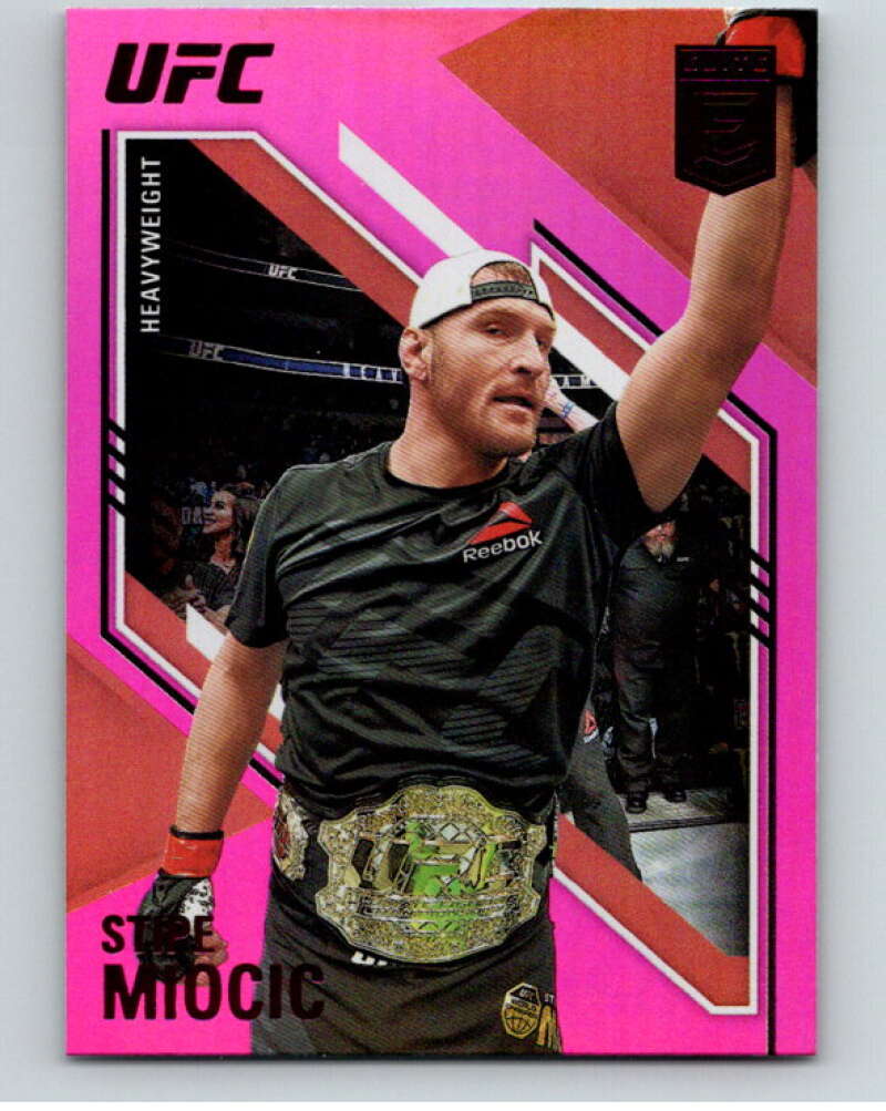 2021 Panini MMA Chronicles Elite Pink #150 Stipe Miocic MMA V84994 Image 1