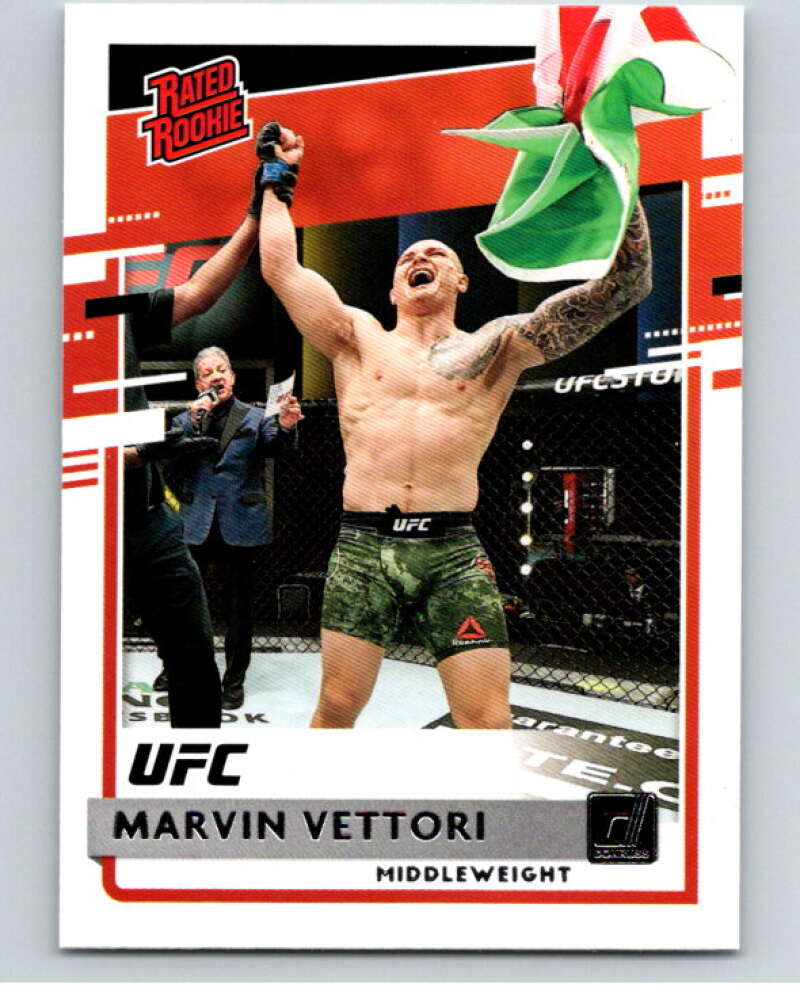 2021 Panini MMA Chronicles Donruss MMA Rated Rookies #21 Marvin Vettori V84996 Image 1