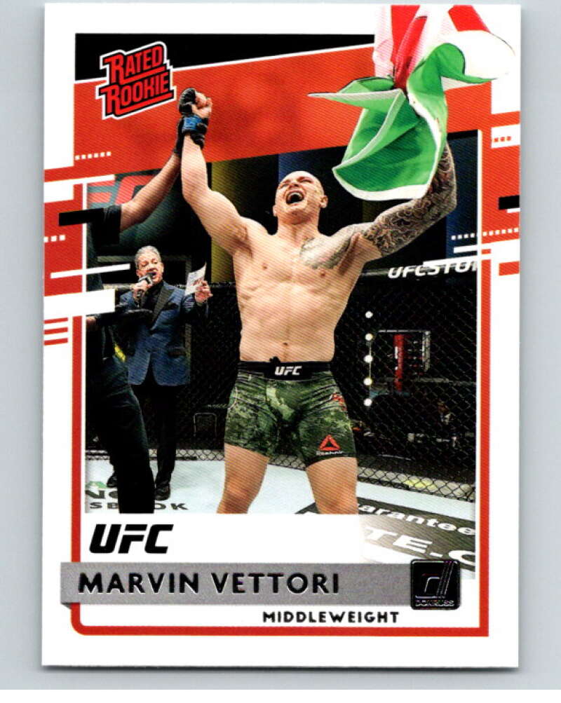 2021 Panini MMA Chronicles Donruss MMA Rated Rookies #21 Marvin Vettori V84998 Image 1