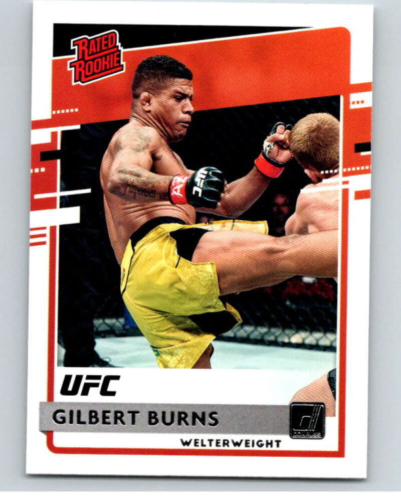 2021 Panini MMA Chronicles Donruss Rated Rookies #30 Gilbert Burns V85011 Image 1