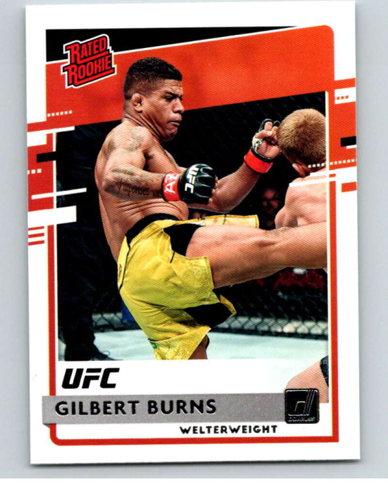 2021 Panini MMA Chronicles Donruss Rated Rookies #30 Gilbert Burns V85013 Image 1