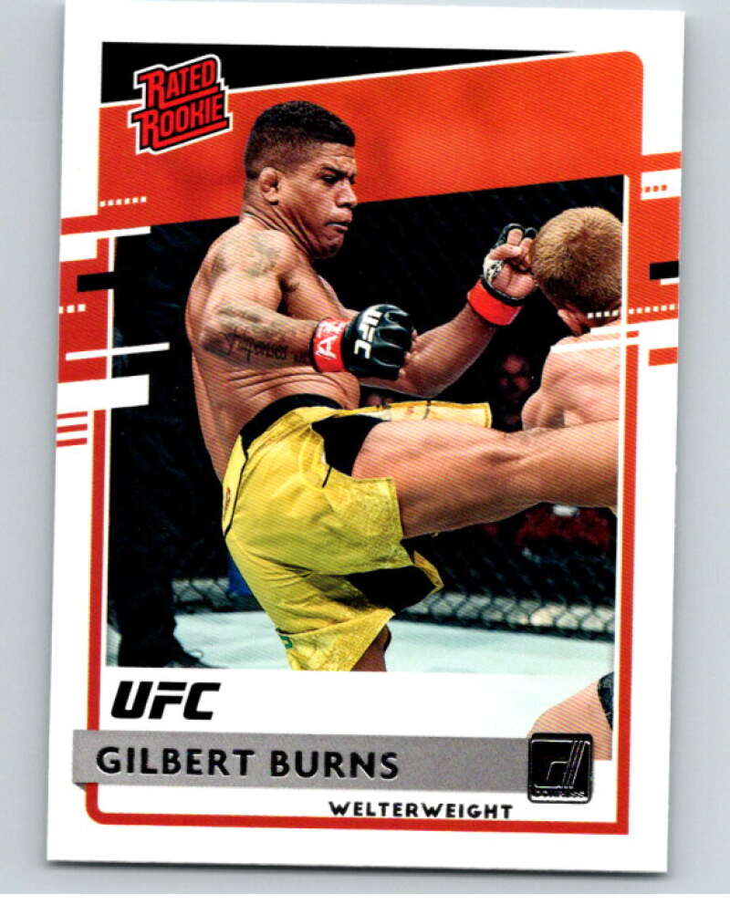 2021 Panini MMA Chronicles Donruss Rated Rookies #30 Gilbert Burns V85014 Image 1