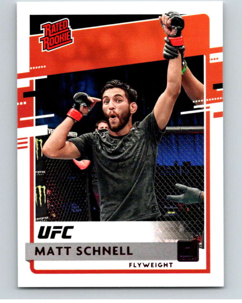 2021 Panini MMA Chronicles Donruss Rated Rookies Pink #23 Matt Schnell V85016 Image 1