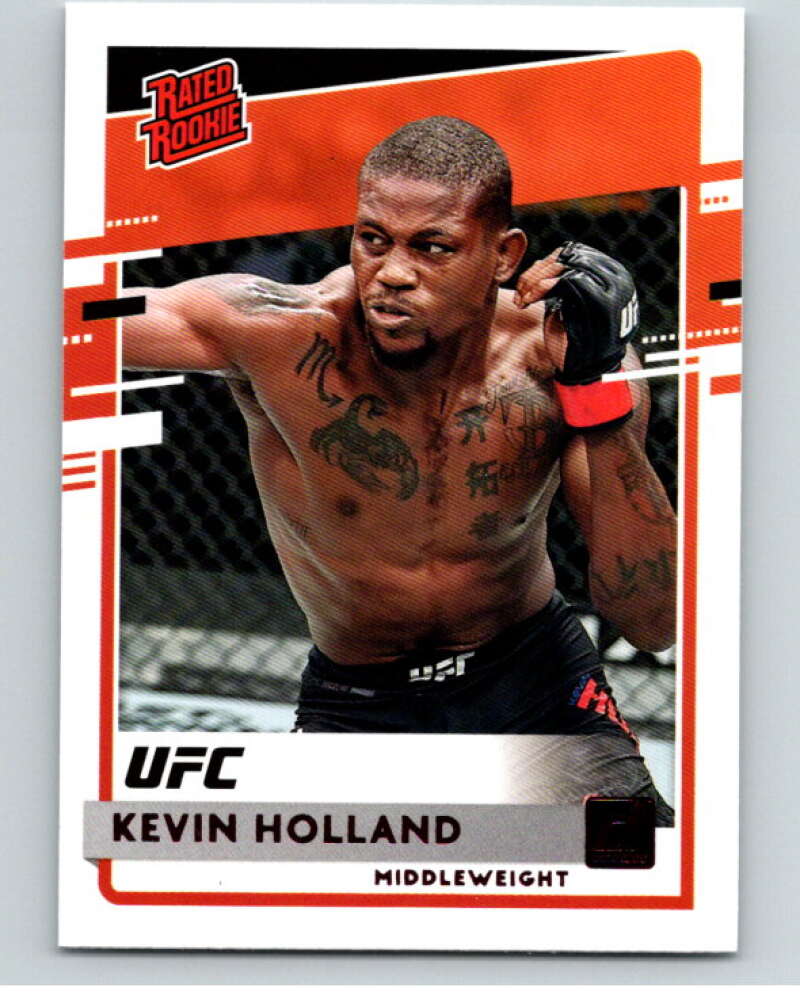 2021 Panini MMA Chronicles Donruss Rated Rookies Pink #24 Kevin Holland V85017 Image 1