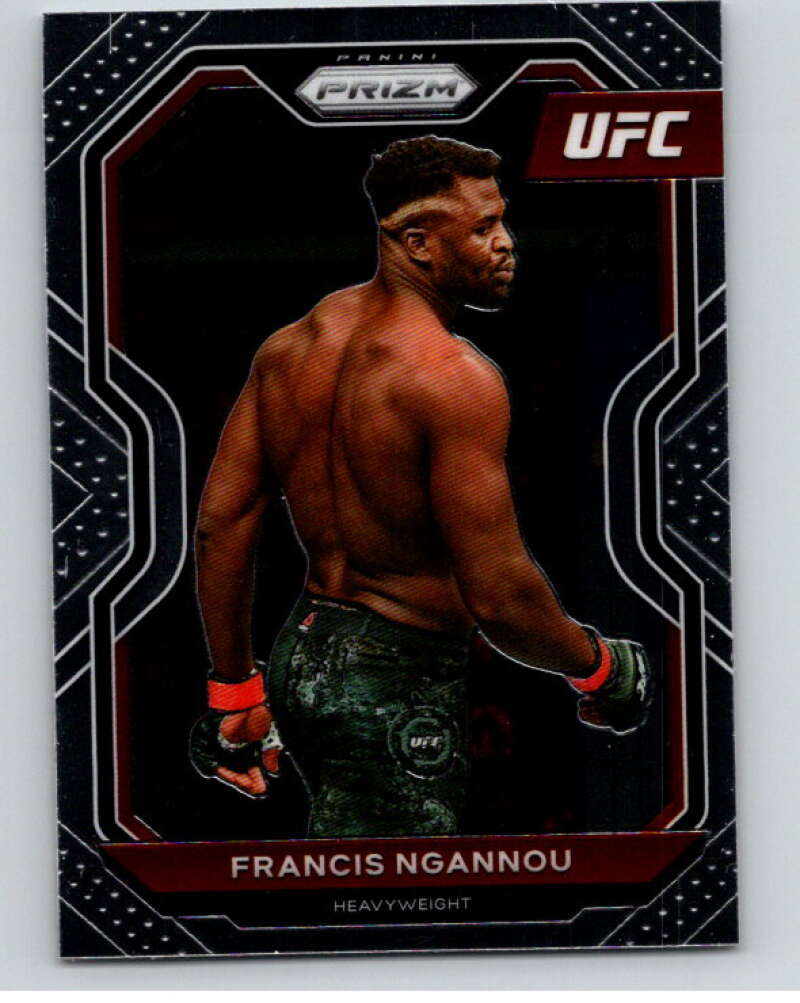 2021 Panini MMA UFC #52 Francis Ngannou Vertical V85019 Image 1