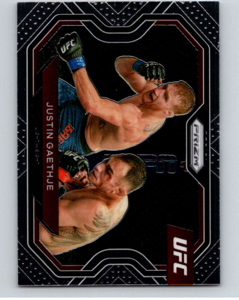 2021 Panini MMA UFC #141 Justin Gaethje Horizontal V85028 Image 1