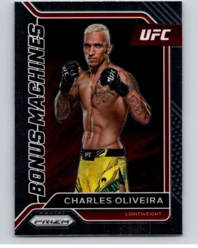 2022 Panini MMA Prizm Bonus Machines #15 Charles Oliveira V85141 Image 1