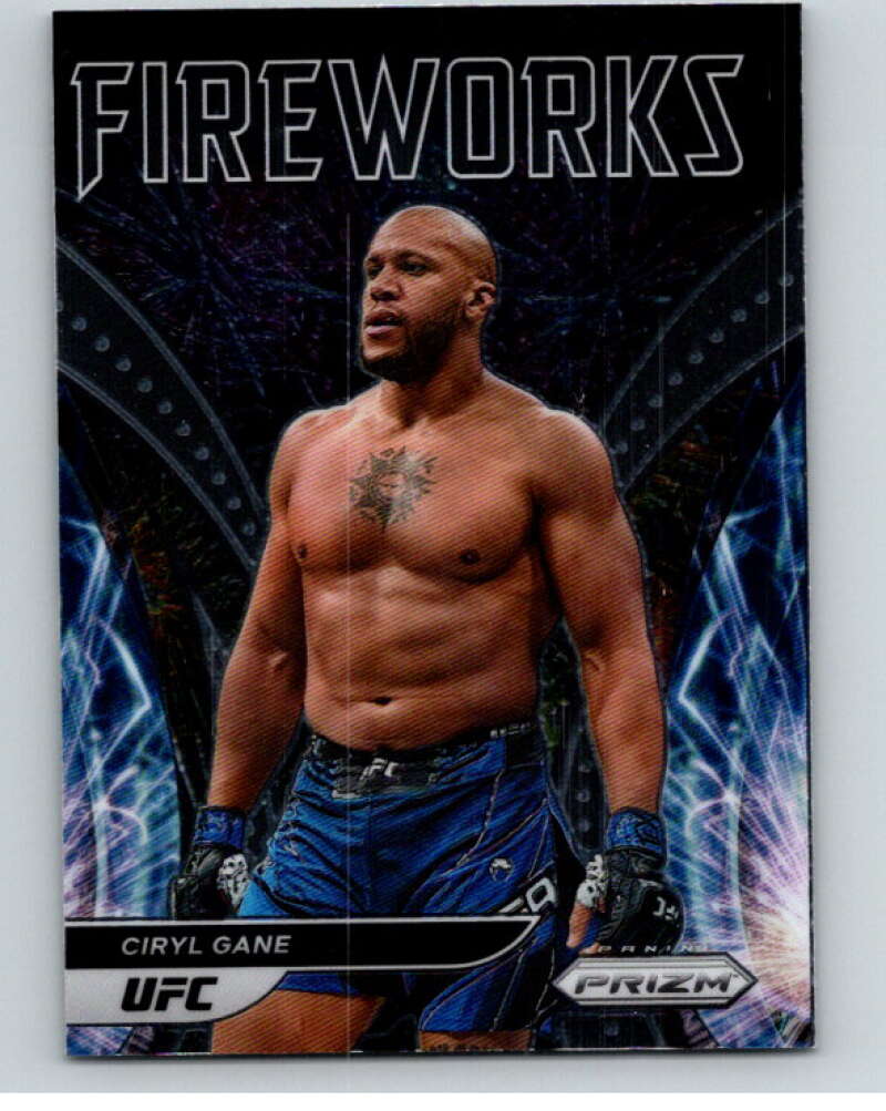 2022 Panini MMA Prizm Fireworks #12 Ciryl Gane V85148 Image 1