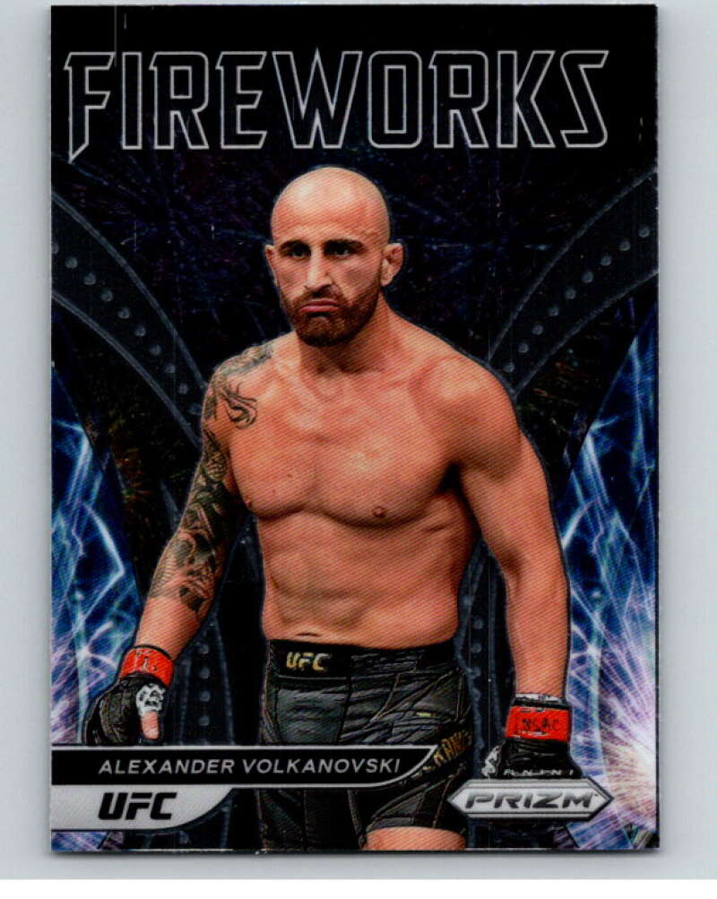 2022 Panini MMA Prizm Fireworks #22 Alexander Volkanovski V85151 Image 1