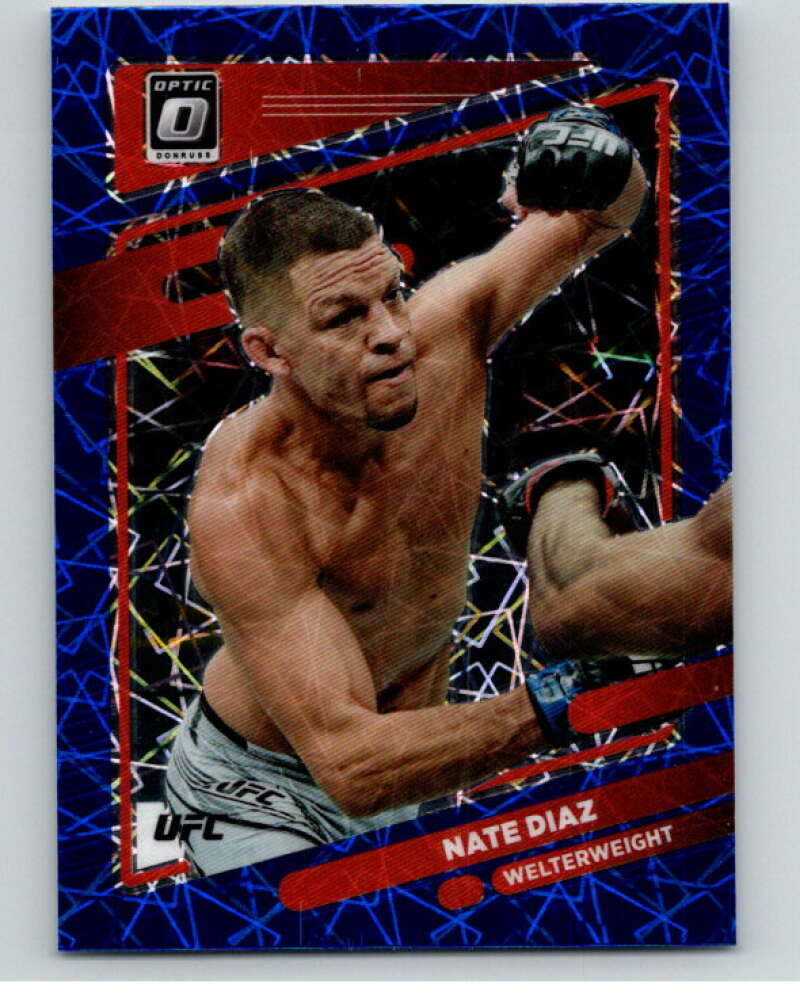 2022 Donruss MMA Optic Blue Velocity #23 Nate Diaz V85260 Image 1