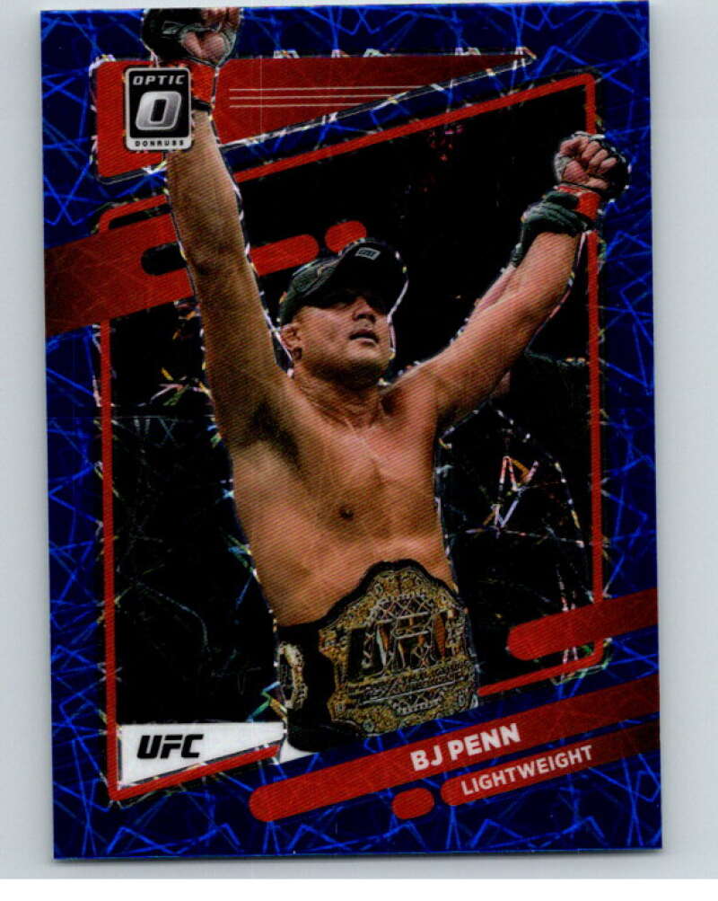 2022 Donruss MMA Optic Blue Velocity #37 BJ Penn V85267 Image 1
