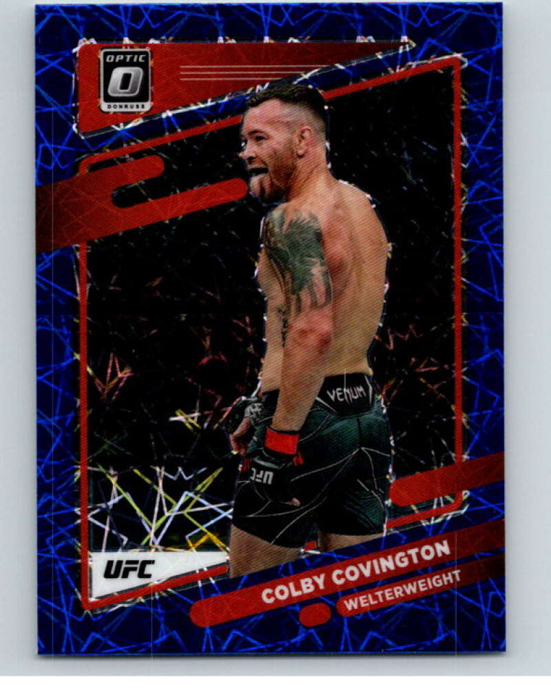 2022 Donruss MMA Optic Blue Velocity #52 Colby Covington V85274 Image 1