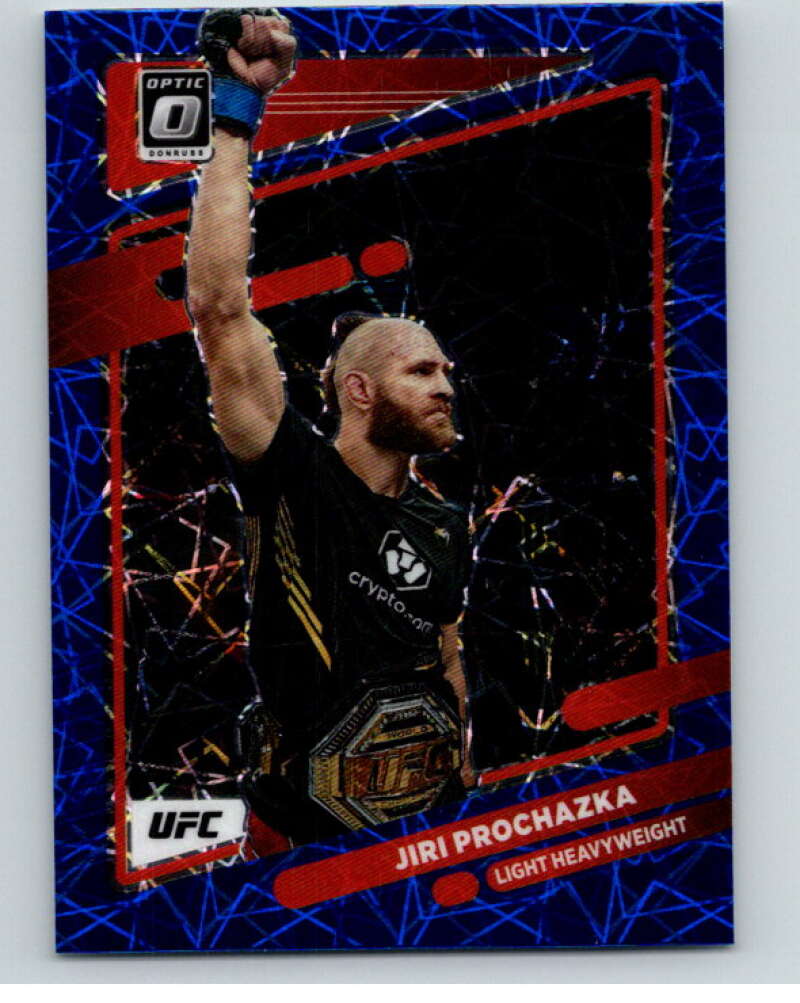 2022 Donruss MMA Optic Blue Velocity #86 Jiri Prochazka Light V85286 Image 1