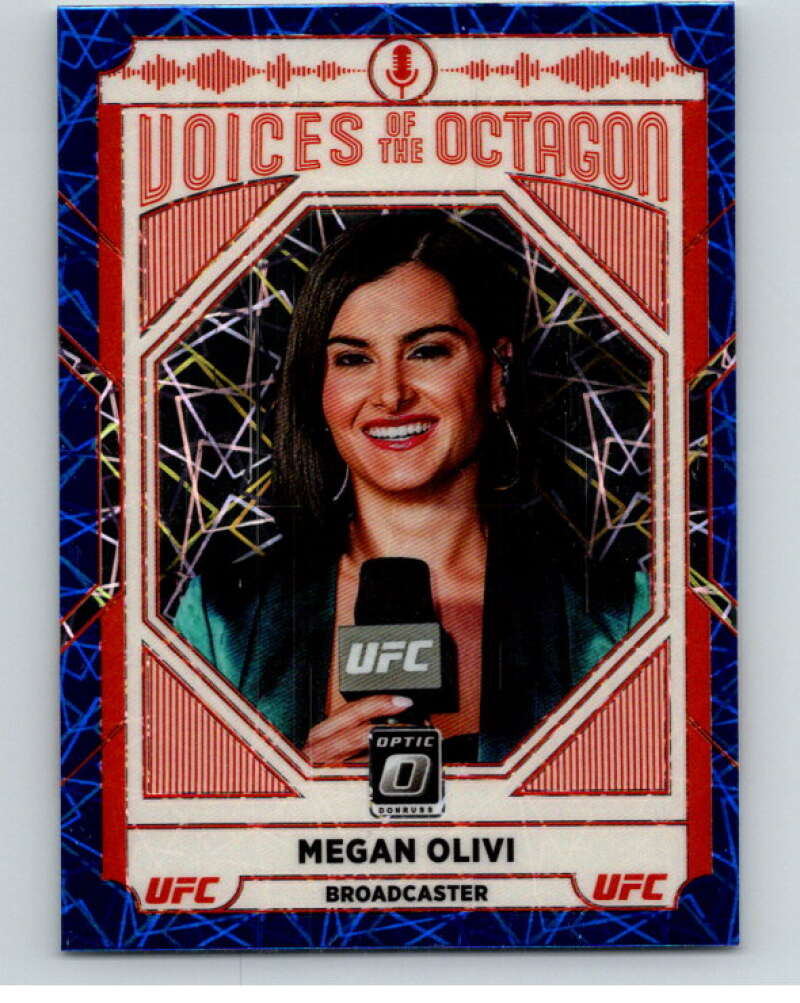 2022 Donruss MMA Optic Voices Octagon Blue Velocity #123 Megan Olivi V85293 Image 1
