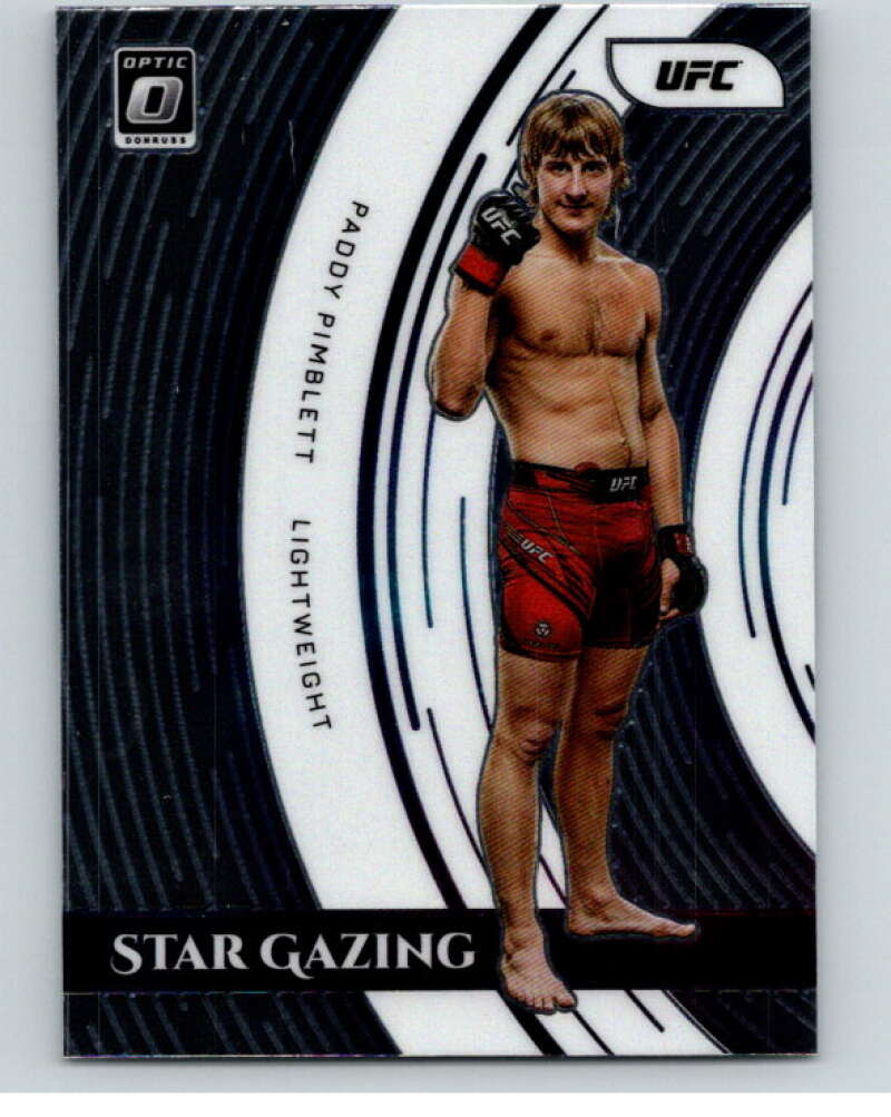 2022 Donruss MMA Optic Star Gazing #18 Paddy Pimblett V85319 Image 1
