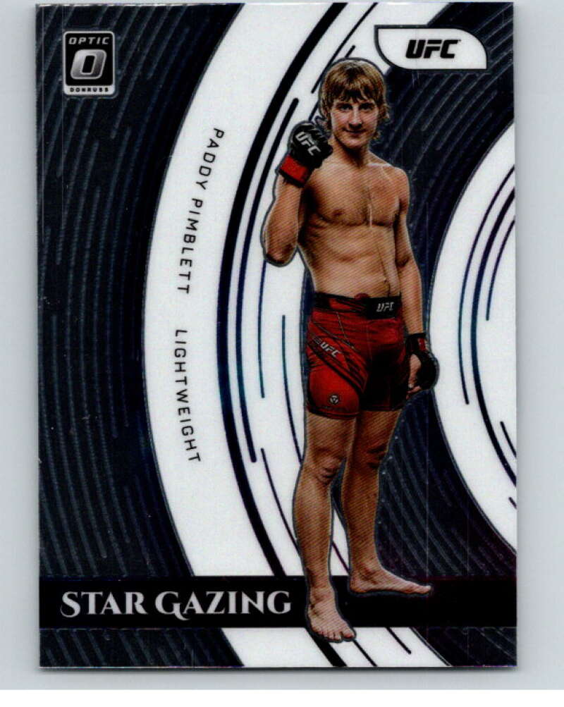 2022 Donruss MMA Optic Star Gazing #18 Paddy Pimblett V85320 Image 1