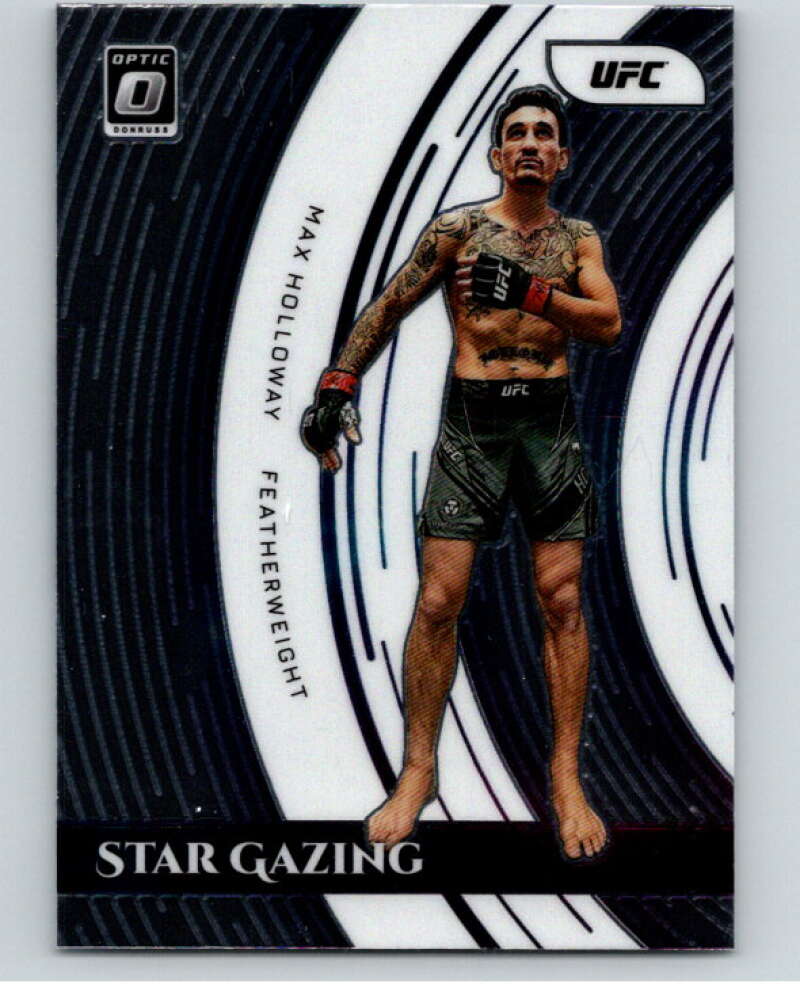 2022 Donruss MMA Optic Star Gazing #20 Max Holloway V85321 Image 1