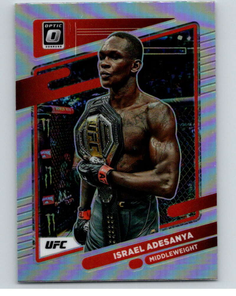 2022 Donruss MMA Optic Holo #6 Israel Adesanya V85325 Image 1