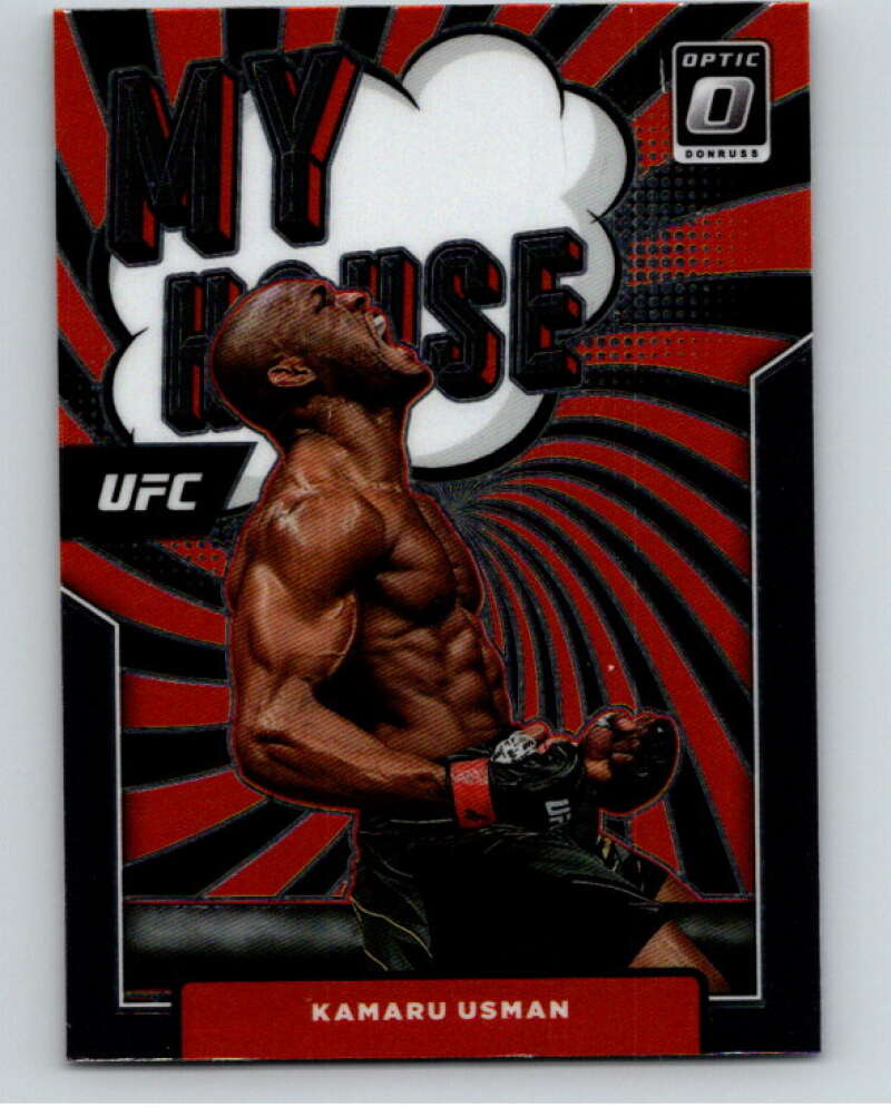 2022 Donruss MMA Optic My House #6 Kamaru Usman V85346 Image 1