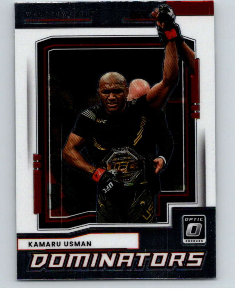 2022 Donruss MMA Optic Dominators #14 Kamaru Usman V85361 Image 1
