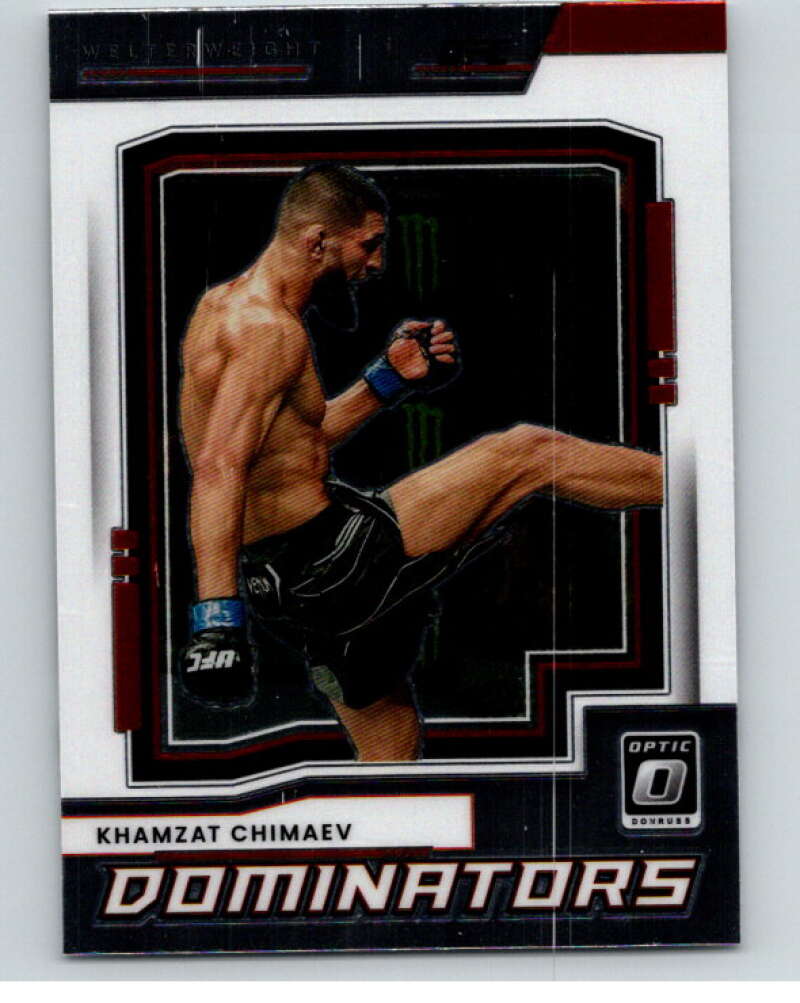 2022 Donruss MMA Optic Dominators #23 Khamzat Chimaev V85369 Image 1