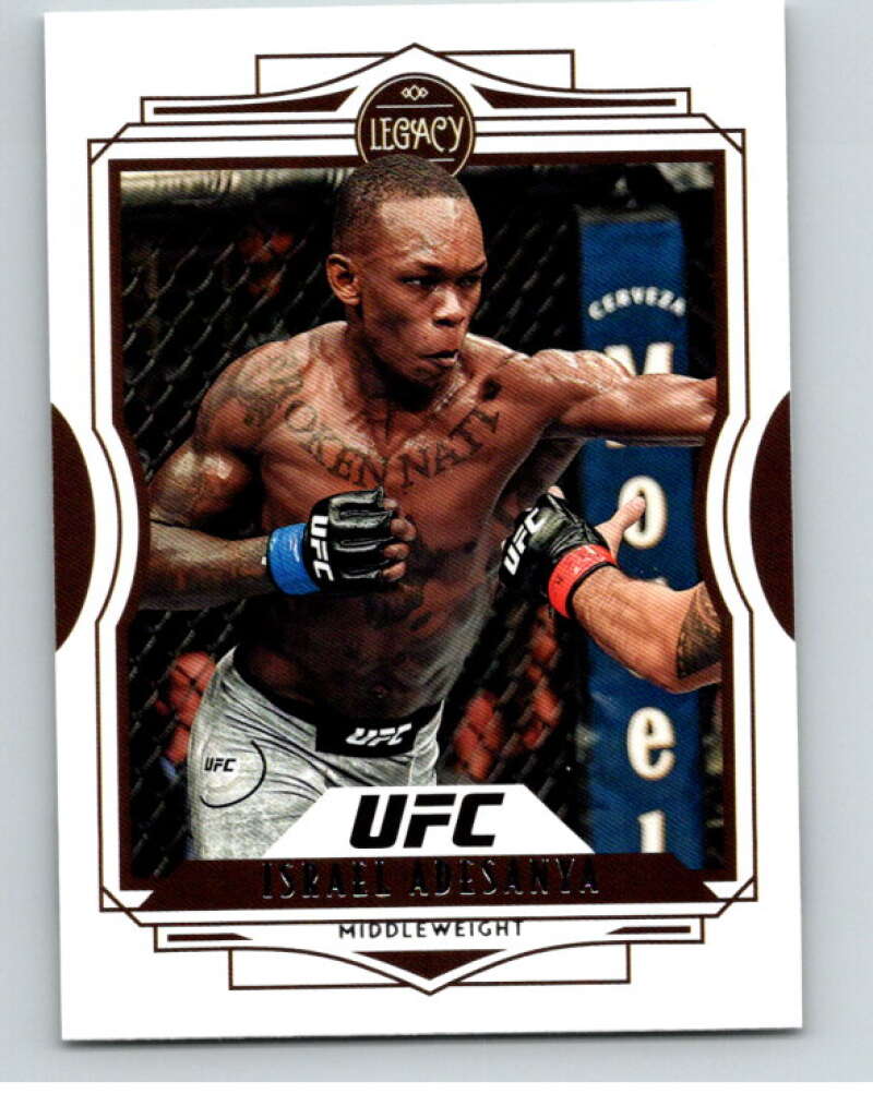 2021 Panini MMA Chronicles Legacy #48 Israel Adesanya V85389 Image 1