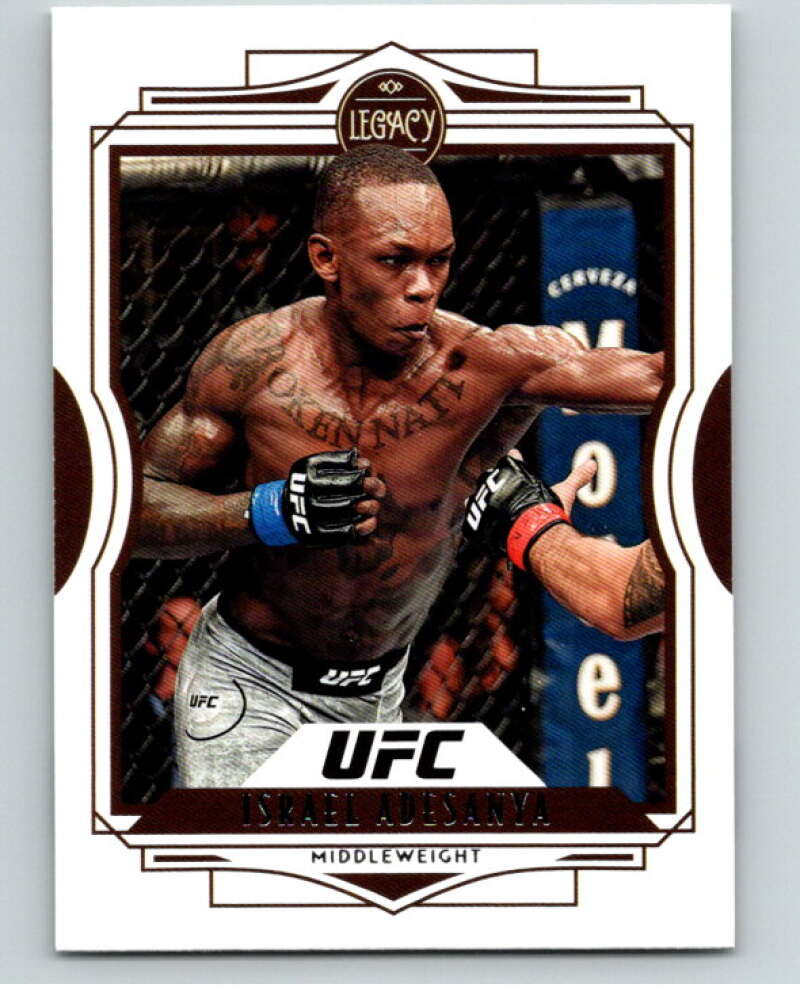 2021 Panini MMA Chronicles Legacy #48 Israel Adesanya V85390 Image 1