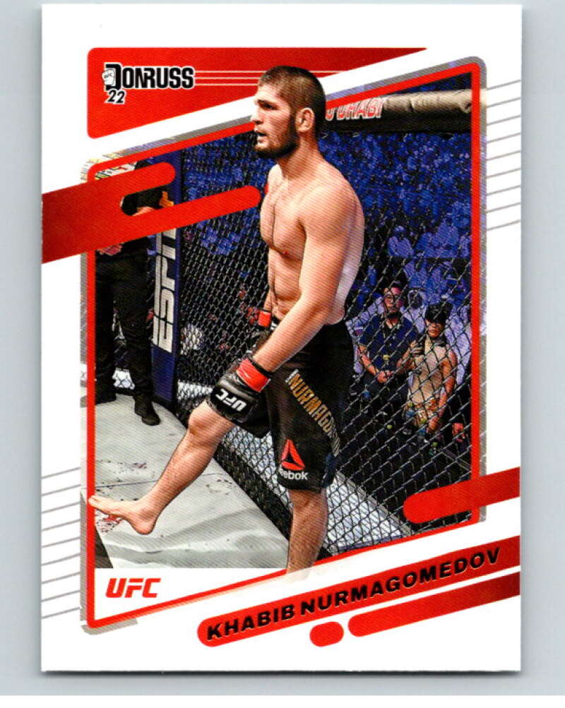 2022 Donruss MMA #4 Khabib Nurmagomedov V85397 Image 1