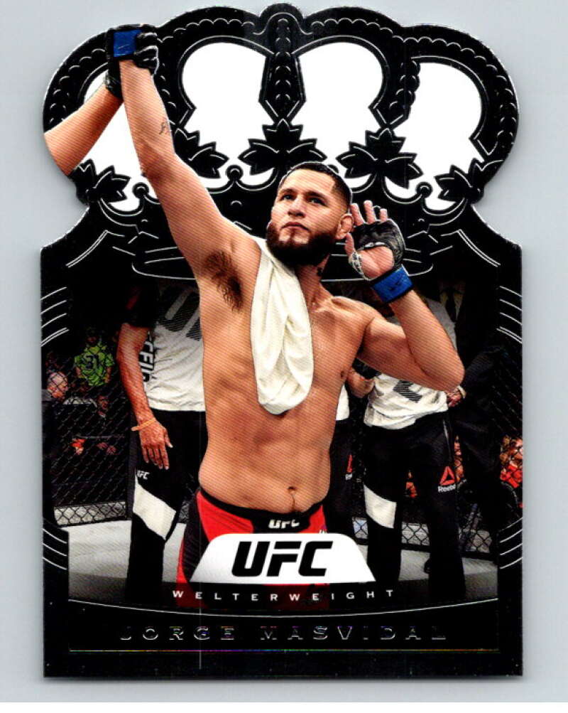 2021 Panini MMA Chronicles Crown Royale #17 Jorge Masvidal V85414 Image 1