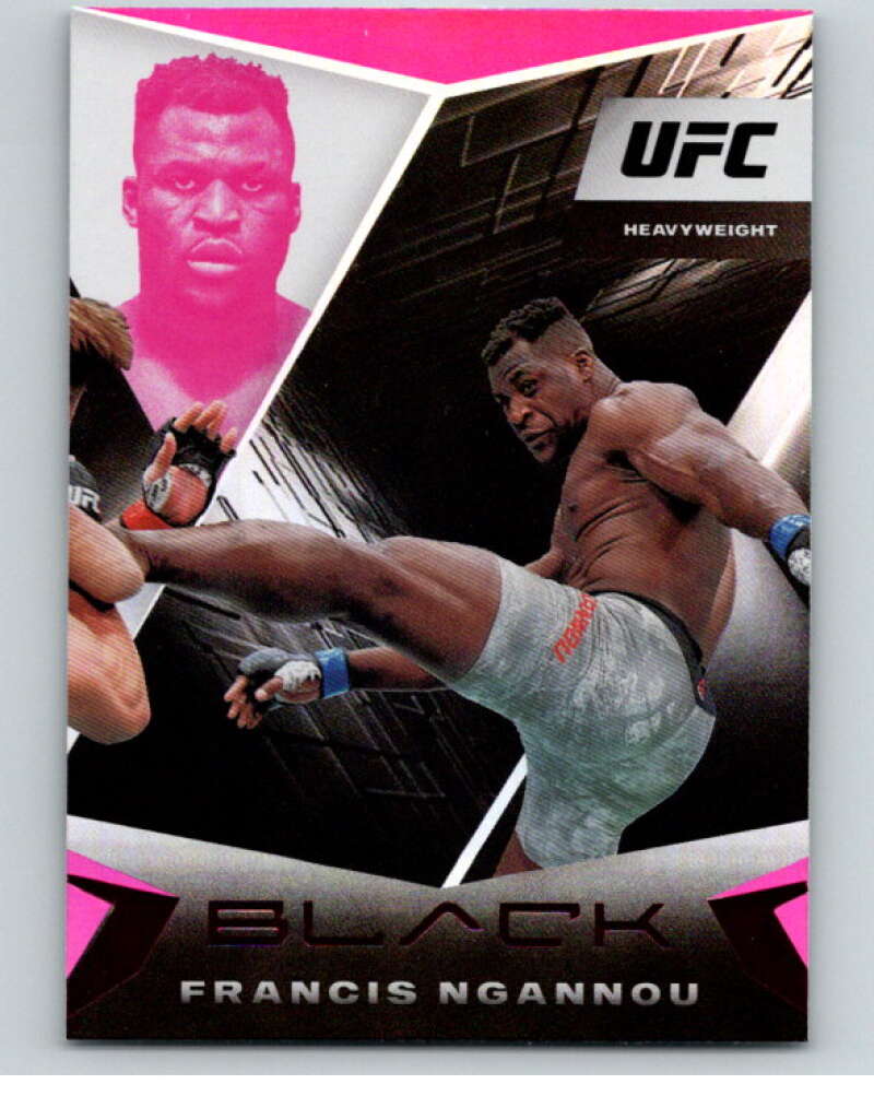 2021 Panini MMA Chronicles Black Pink #109 Francis Ngannou V85421 Image 1