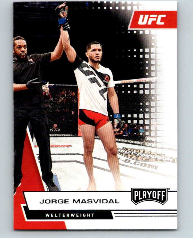 2021 Panini MMA Chronicles Playoff #66 Jorge Masvidal V85464 Image 1