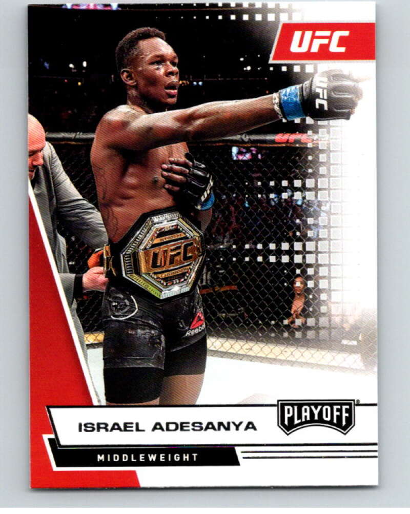 2021 Panini MMA Chronicles Playoff #69 Israel Adesanya V85470 Image 1