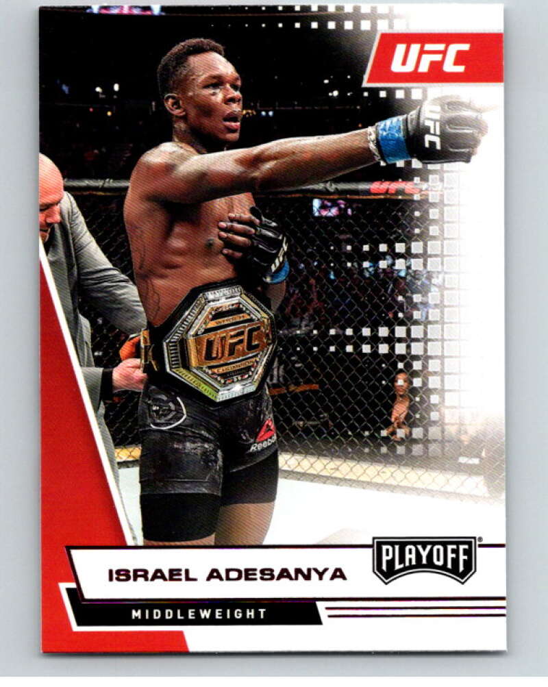 2021 Panini MMA Chronicles Playoff Pink #69 Israel Adesanya V85477 Image 1