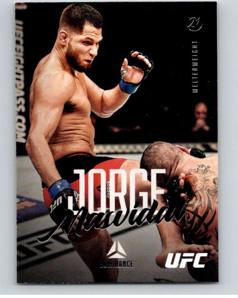 2021 Panini MMA Chronicles Luminance #55 Jorge Masvidal V85483 Image 1