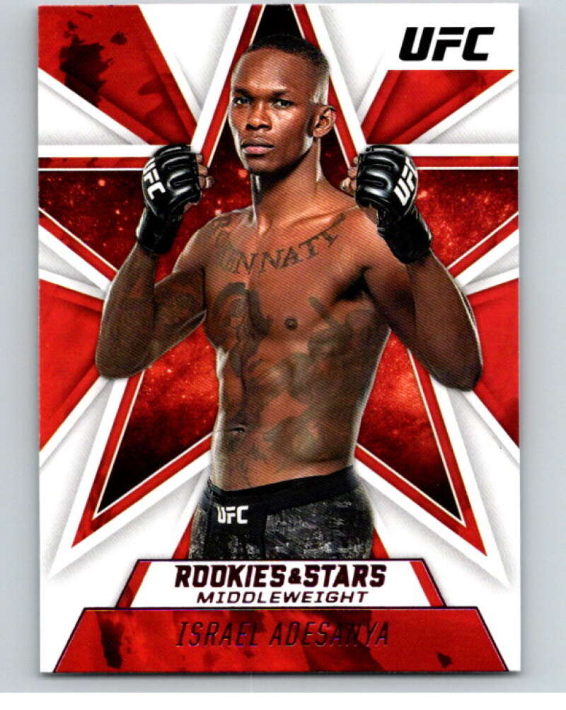 2021 Panini MMA Chronicles Rookies and Stars Pink #87 Israel Adesanya V85533 Image 1