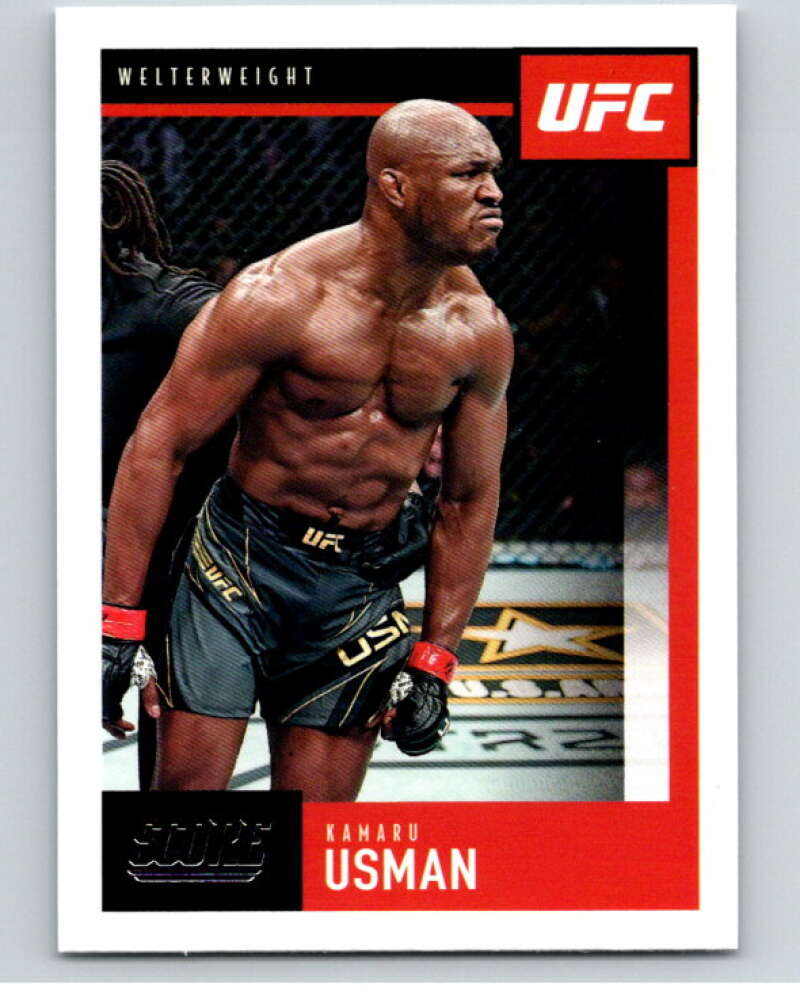 2021 Panini MMA Chronicles Score #93 Kamaru Usman V85540 Image 1