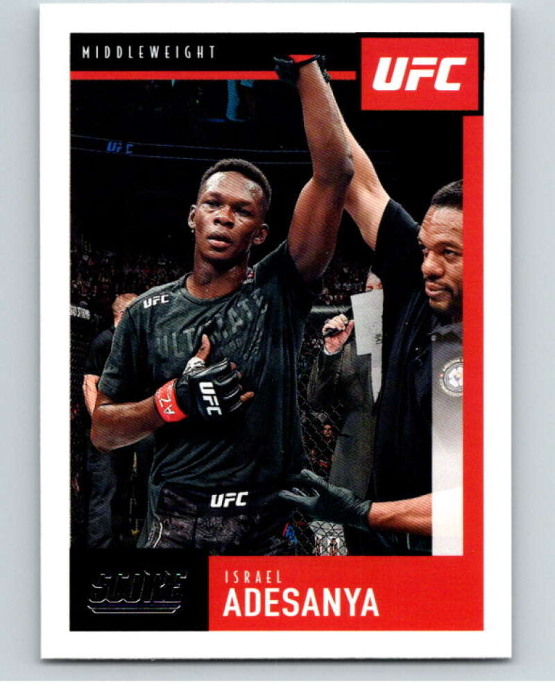 2021 Panini MMA Chronicles Score #94 Israel Adesanya V85541 Image 1