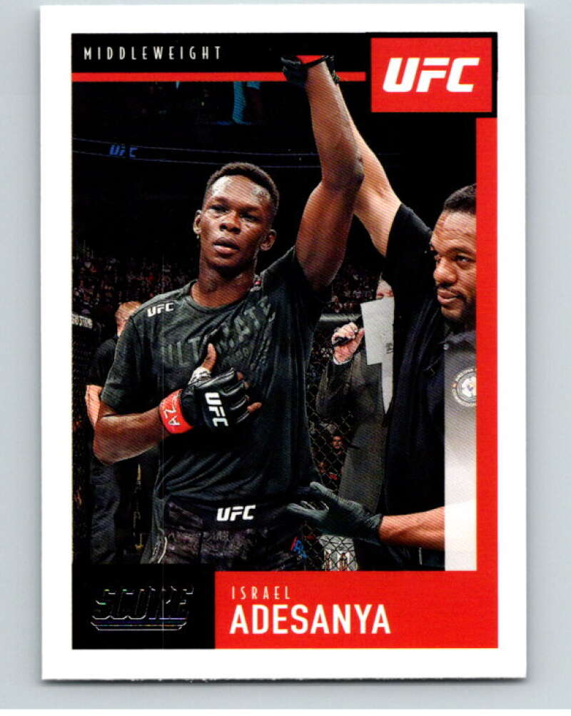2021 Panini MMA Chronicles Score #94 Israel Adesanya V85543 Image 1