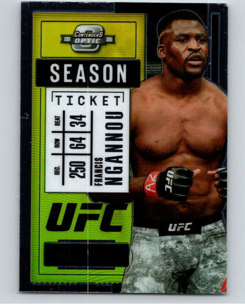 2021 Panini MMA Chronicles Optic Season Ticket Silver 262 Francis Ngannou V85573 Image 1