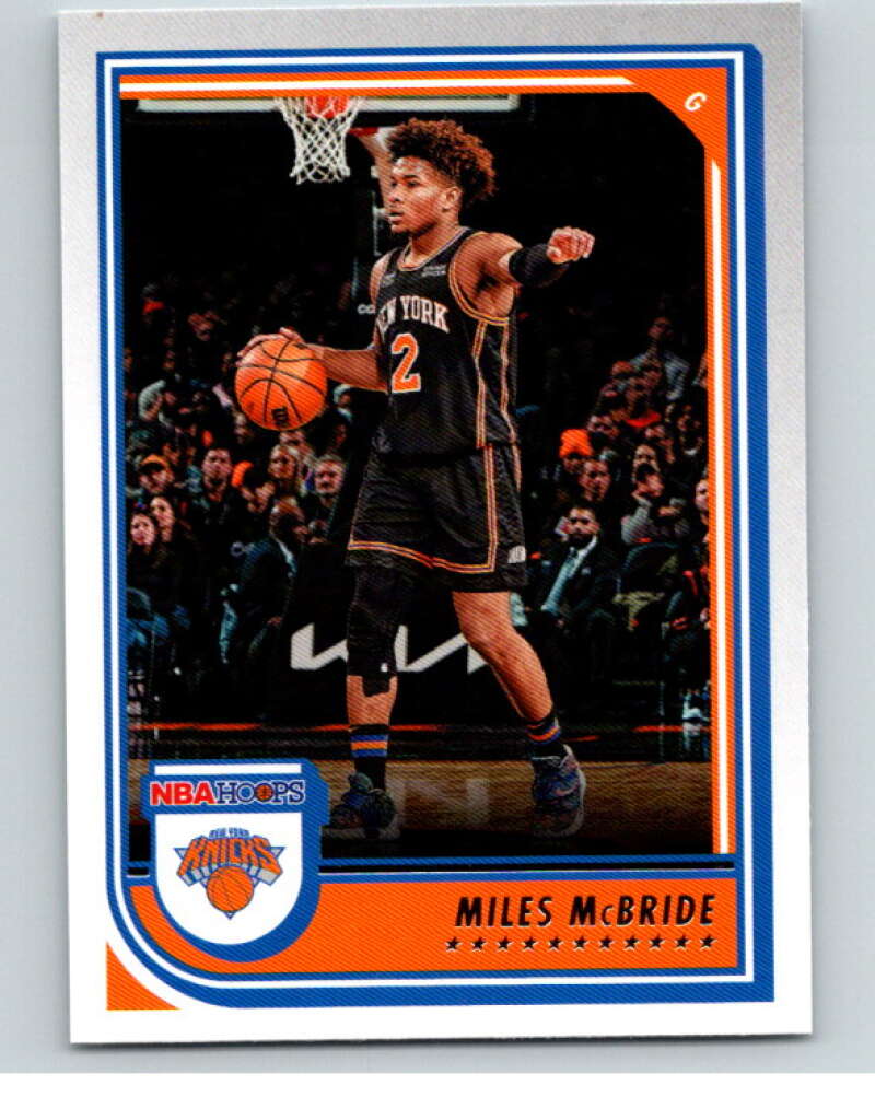 2022-23 Panini NBA Hoops #27 Miles McBride New York Knicks V85588 Image 1
