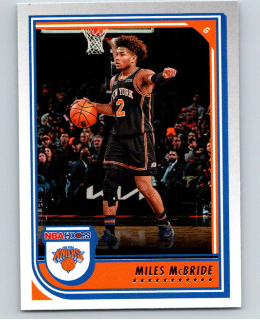 2022-23 Panini NBA Hoops #27 Miles McBride  New York Knicks  V85588 Image 1