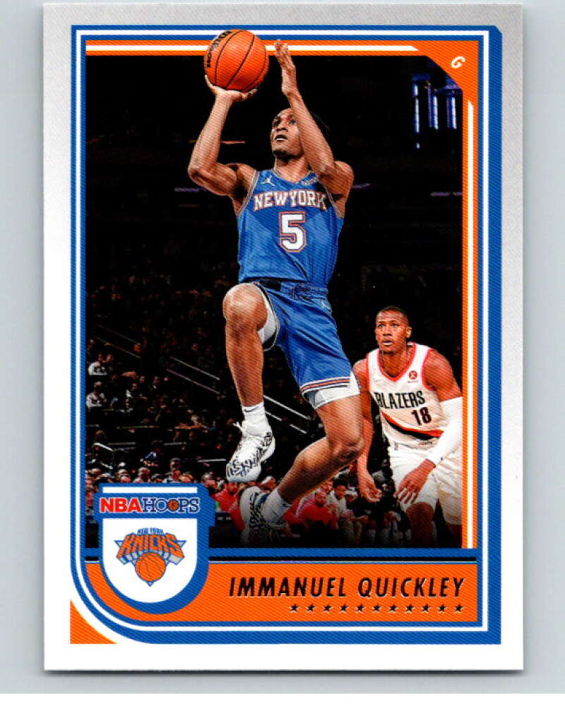 2022-23 Panini NBA Hoops #28 Immanuel Quickley New York Knicks V85589 Image 1