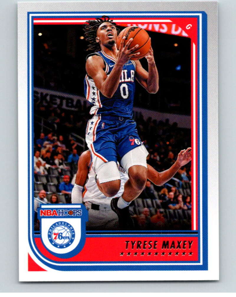 2022-23 Panini NBA Hoops #31 Tyrese Maxey Philadelphia 76ers V85590 Image 1