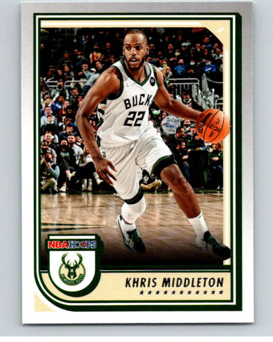 2022-23 Panini NBA Hoops #45 Khris Middleton  Milwaukee Bucks  V85599 Image 1