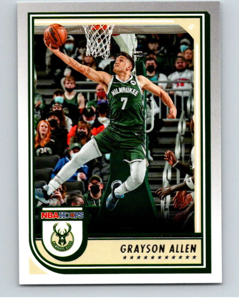 2022-23 Panini NBA Hoops #47 Grayson Allen Milwaukee Bucks V85602 Image 1