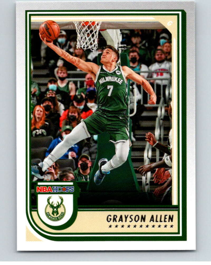 2022-23 Panini NBA Hoops #47 Grayson Allen Milwaukee Bucks V85603 Image 1